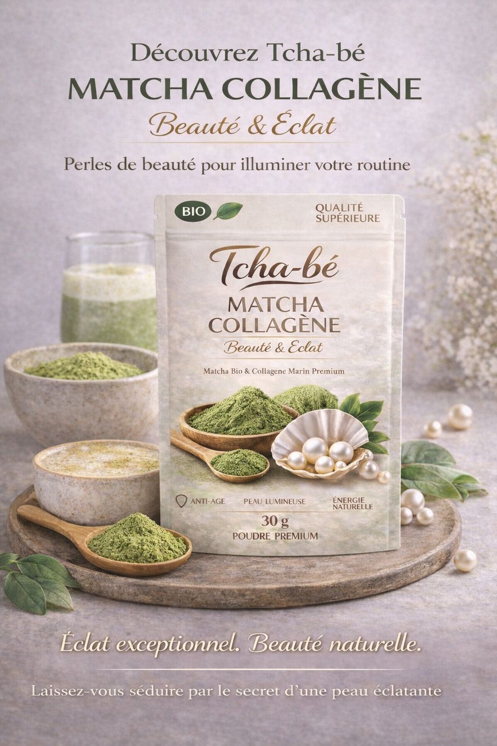 ✨ Matcha Collagène Marin